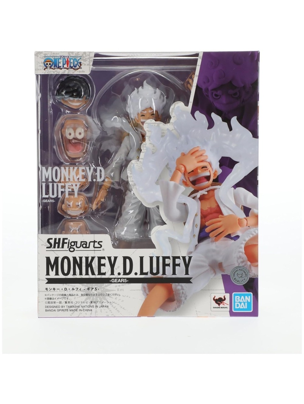 One Piece Monkey D. Luffy Gear 5 S.H.Figuarts Figure - 6"
